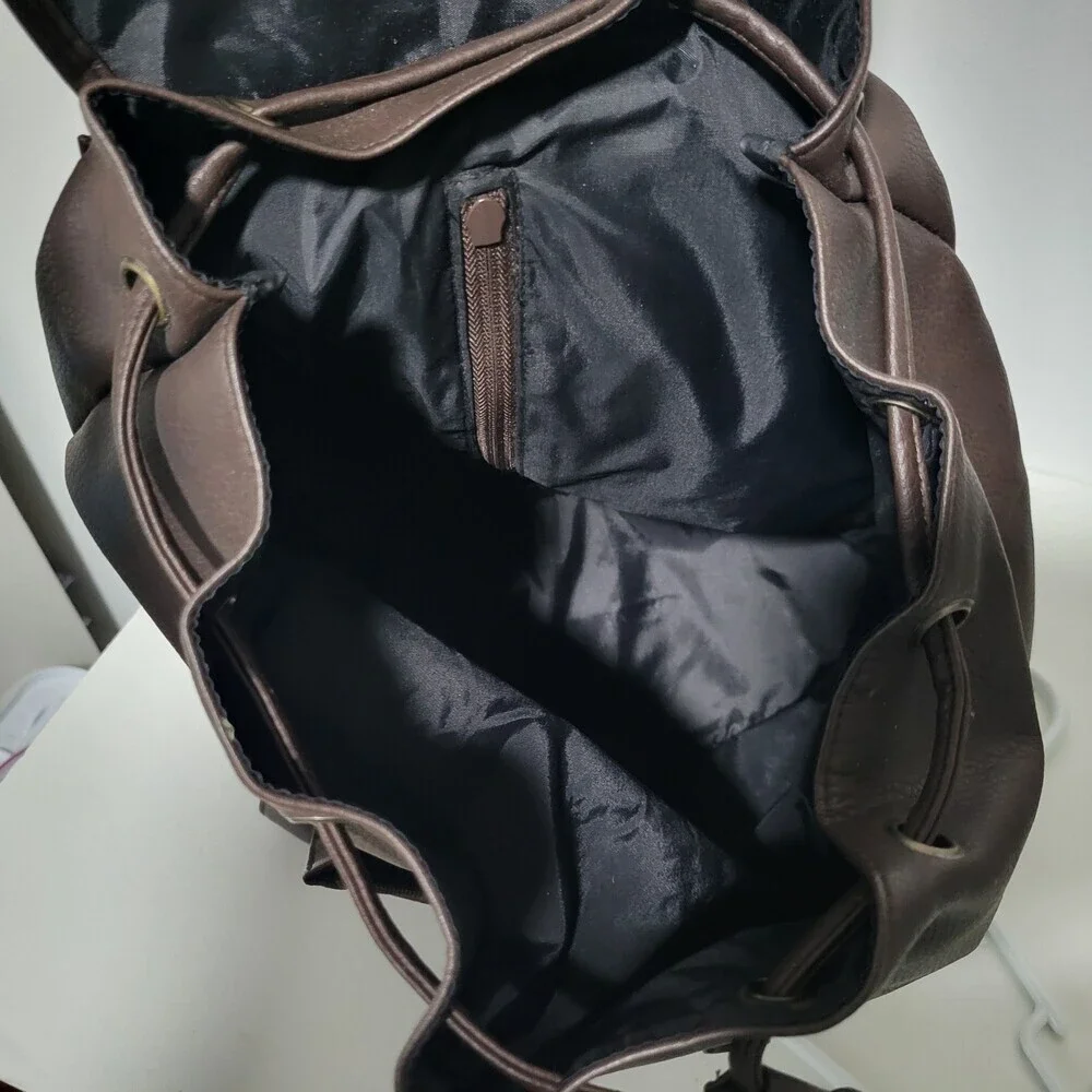 Disney Winnie the Pooh Tigger Eeyore Backpack Vintage Faux Leather Adjustable